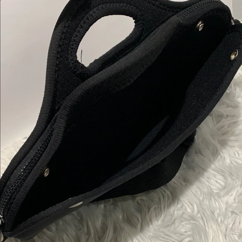 BUILT Neoprene Black Laptop Bag for Men